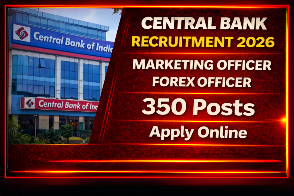 Central Bank of India Recruitment 2026